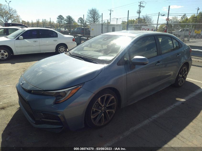 2022 TOYOTA COROLLA SE/SE NIGHTSHADE/APEX SE VIN: JTDP4MCE4N3502193