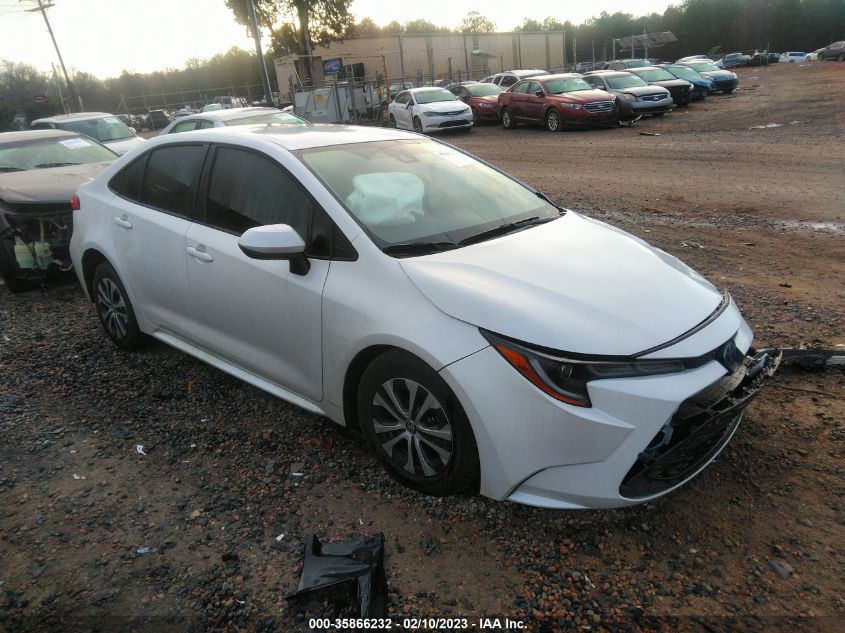2022 TOYOTA COROLLA HYBRID LE VIN: JTDEAMDE4N3003683