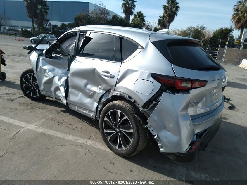 2022 MAZDA CX-5 2.5 S PREMIUM PACKAGE VIN: JM3KFBDM3N0602664