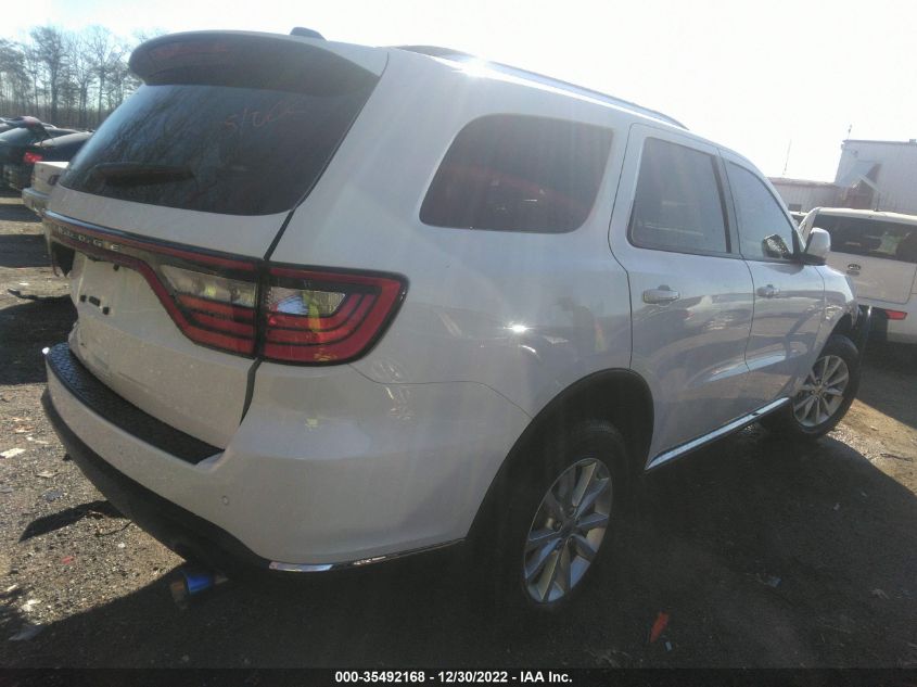 2022 DODGE DURANGO SXT VIN: 1C4RDJAG0NC159930