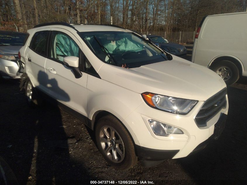 2022 FORD ECOSPORT SE VIN: MAJ6S3GL7NC463710
