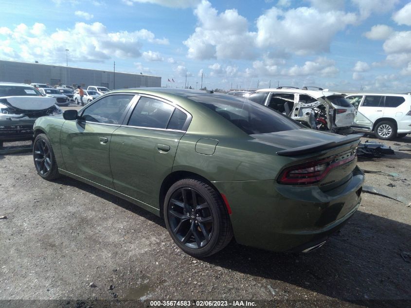 2022 DODGE CHARGER SXT VIN: 2C3CDXBG0NH186411