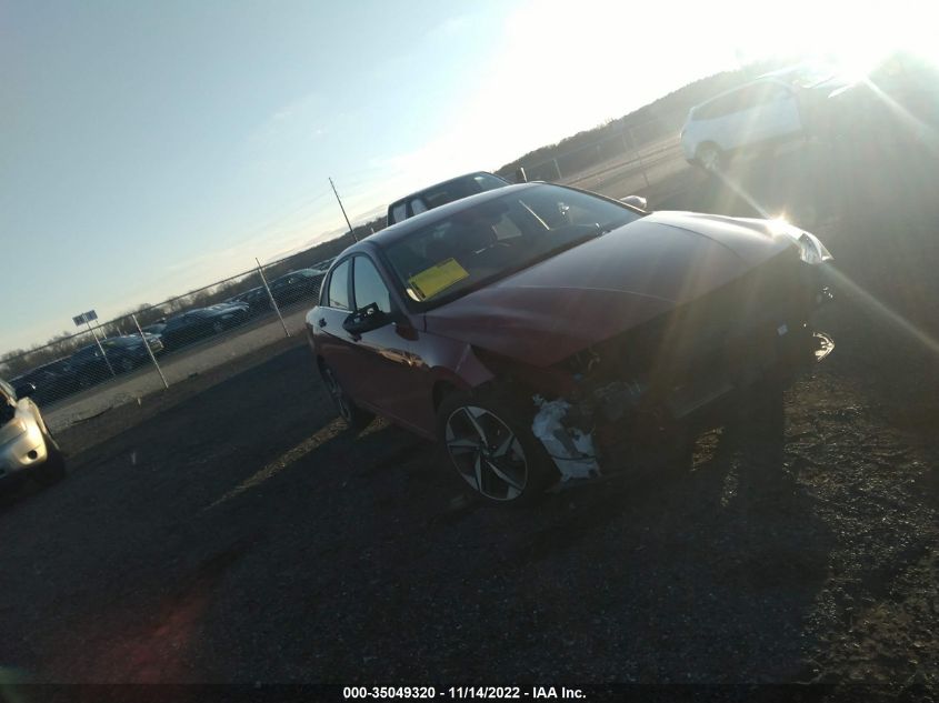 2021 HYUNDAI ELANTRA LIMITED VIN: KMHLP4AG4MU088072