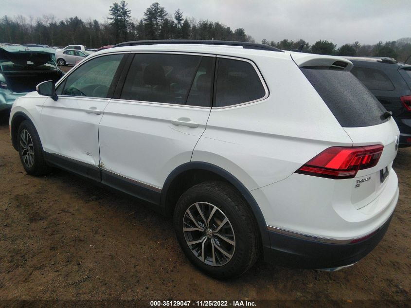 2020 VOLKSWAGEN TIGUAN SE/SEL/SE R-LINE BLACK VIN: 3VV2B7AX0LM041061