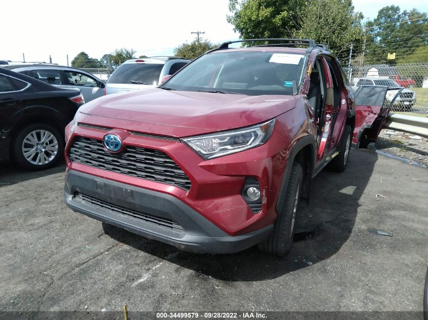 2020 TOYOTA RAV4 HYBRID XLE VIN: 4T3R6RFV7LU002695