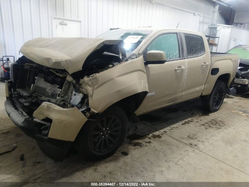 2022 GMC CANYON 4WD ELEVATION VIN: 1GTG6CEN1N1255910