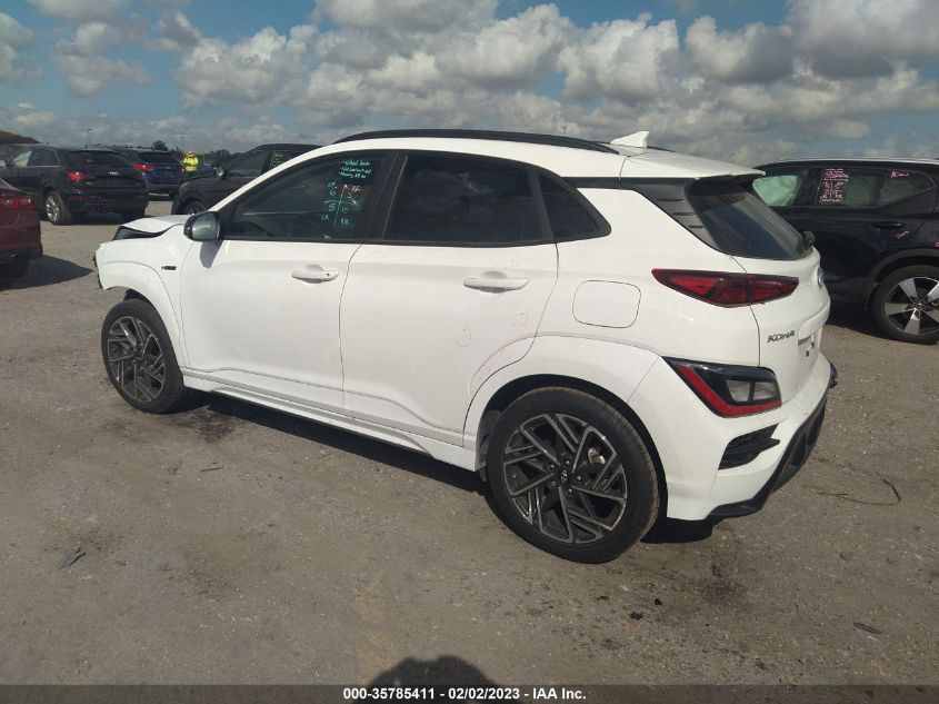 2022 HYUNDAI KONA N LINE VIN: KM8K33A38NU834751