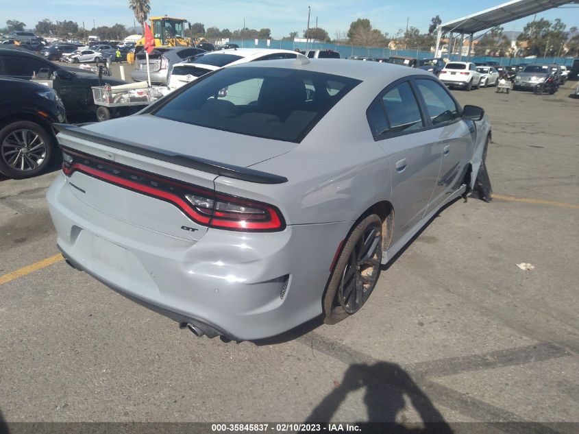2022 DODGE CHARGER GT VIN: 2C3CDXHG2NH176857