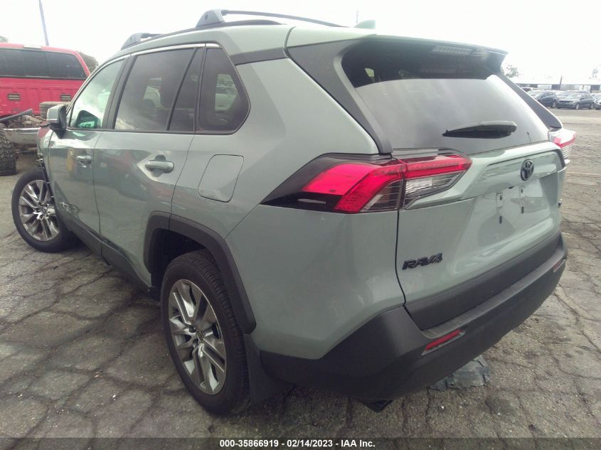 2022 TOYOTA RAV4 XLE PREMIUM VIN: 2T3C1RFV0NW237950