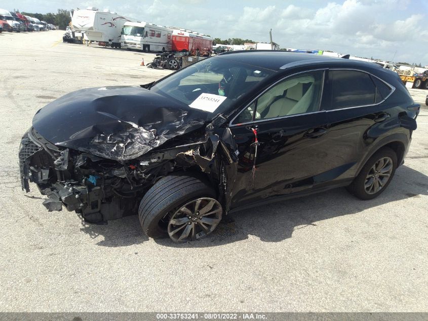 2021 LEXUS NX NX 300 F SPORT VIN: JTJSARBZ4M2190530