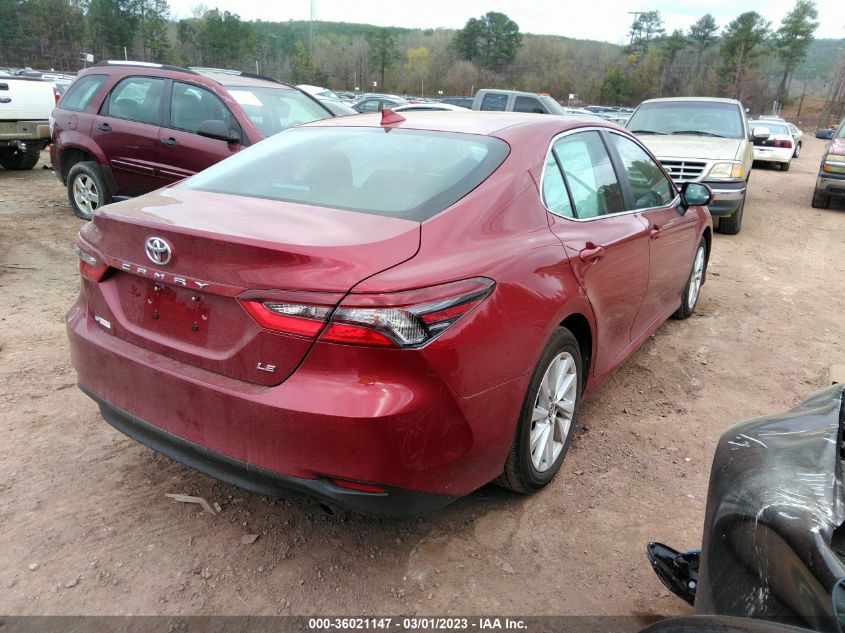 2022 TOYOTA CAMRY LE VIN: 4T1C11AK0NU716974