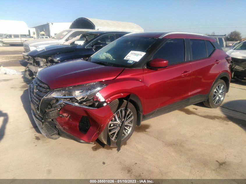 2022 NISSAN KICKS SV VIN: 3N1CP5CV6NL529866