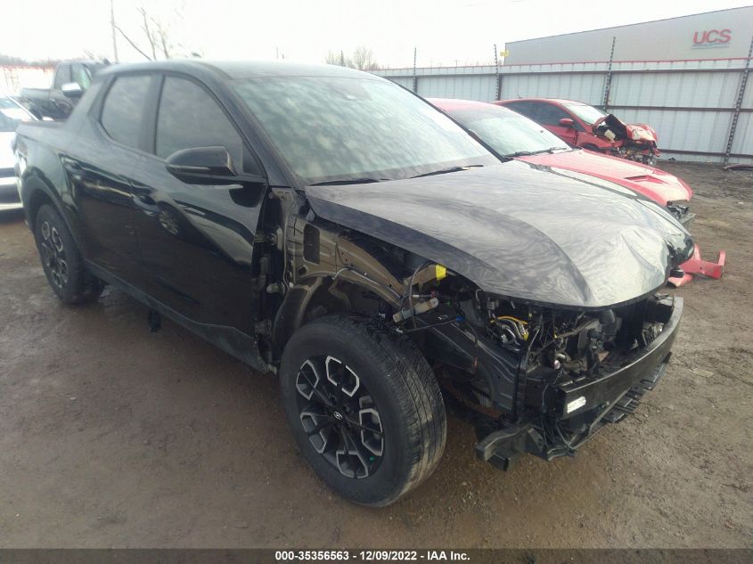 2022 HYUNDAI SANTA CRUZ SEL VIN: 5NTJB4AE0NH012192