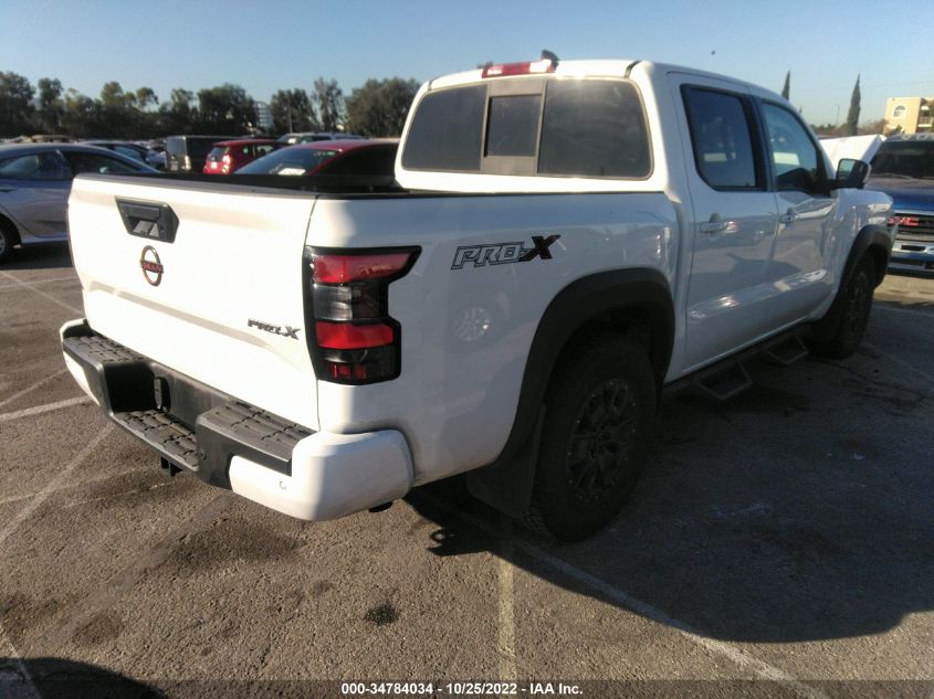 2022 NISSAN FRONTIER PRO-X VIN: 1N6ED1EJ4NN608256