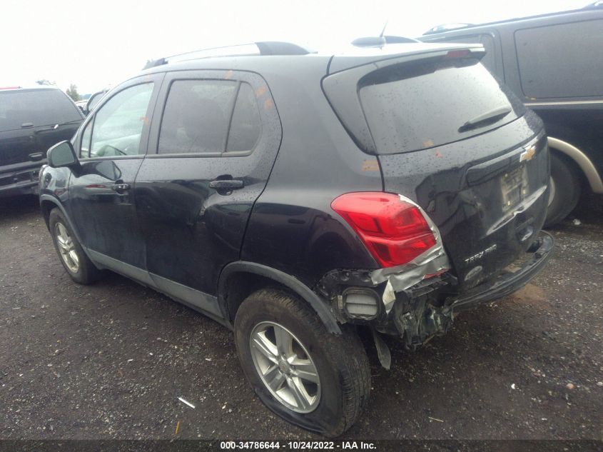 2021 CHEVROLET TRAX LT VIN: KL7CJPSB7MB311739