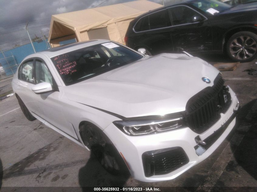 2021 BMW 7 SERIES 750I XDRIVE VIN: WBA7U2C03MCG15866