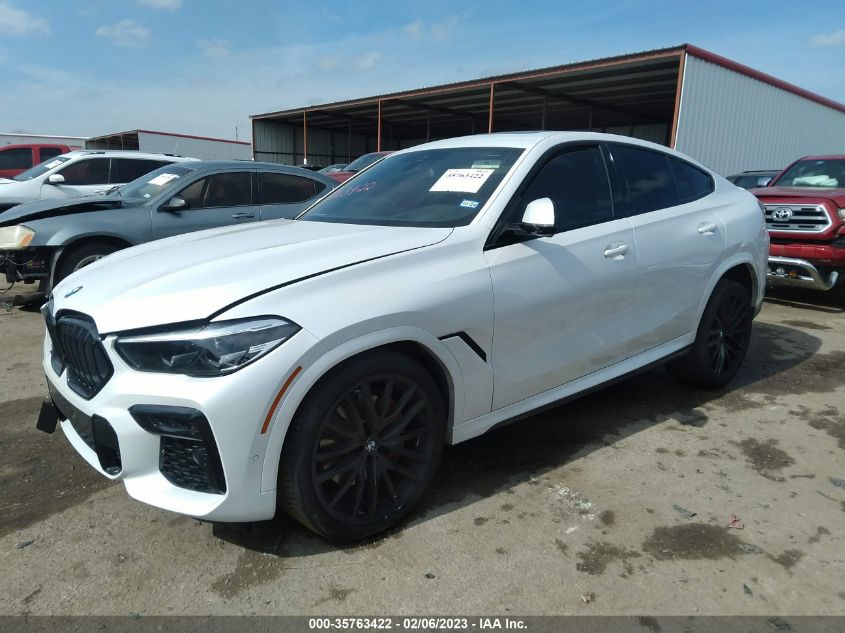 2023 BMW X6 XDRIVE40I VIN: 5UXCY6C04P9P33774