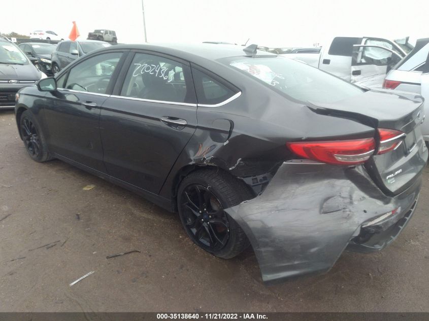 2020 FORD FUSION SEL VIN: 3FA6P0CD9LR131636