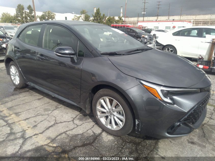 2023 TOYOTA COROLLA HATCHBACK SE VIN: JTND4MBE7P3197825