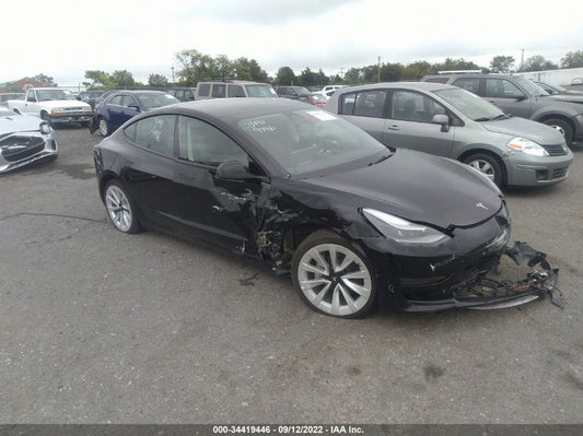 2022 TESLA MODEL 3 VIN: 5YJ3E1EA2NF189510