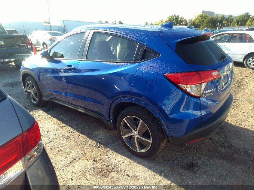2021 HONDA HR-V EX VIN: 3CZRU6H57MM752225
