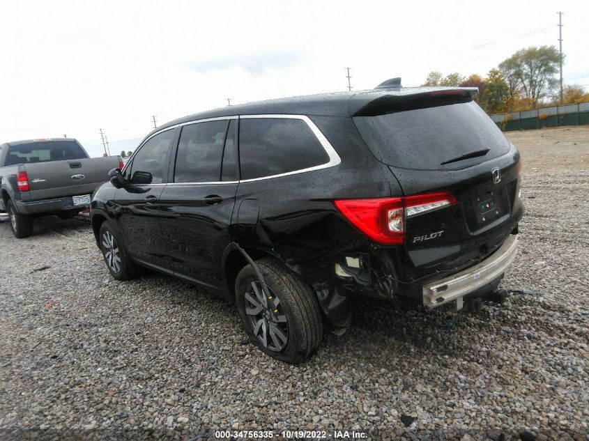2021 HONDA PILOT EX-L VIN: 5FNYF6H58MB091174