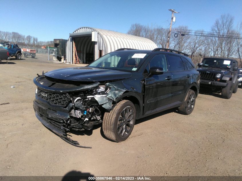 2022 KIA SORENTO X-LINE EX VIN: 5XYRHDLF5NG097804