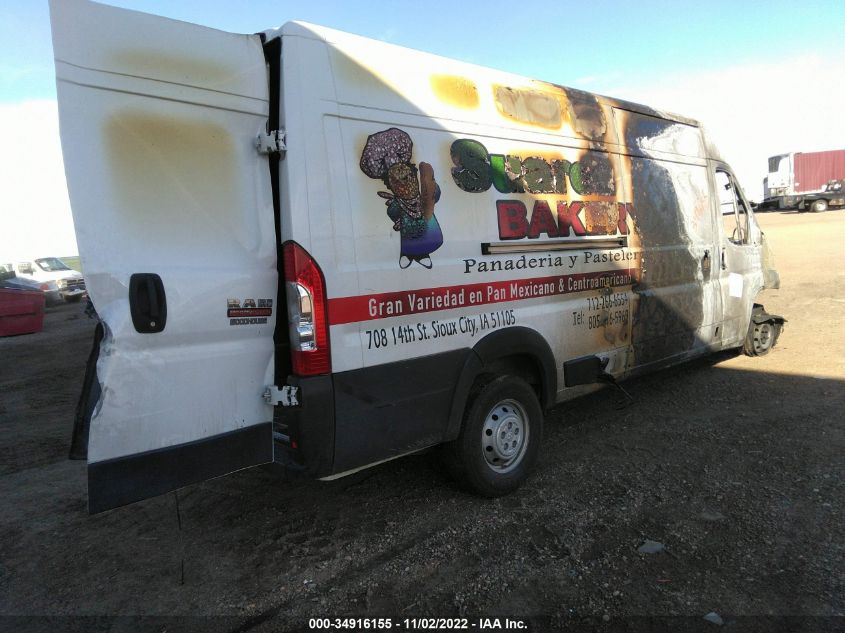 2021 RAM PROMASTER CARGO VAN VIN: 3C6MRVJG6ME524953