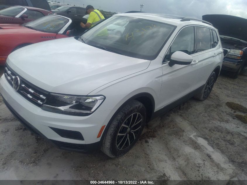 2021 VOLKSWAGEN TIGUAN SE/SE R-LINE BLACK/SEL VIN: 3VV2B7AX6MM143126