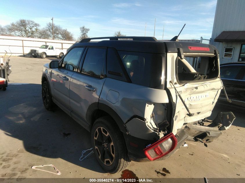 2021 FORD BRONCO SPORT OUTER BANKS VIN: 3FMCR9C67MRA03874
