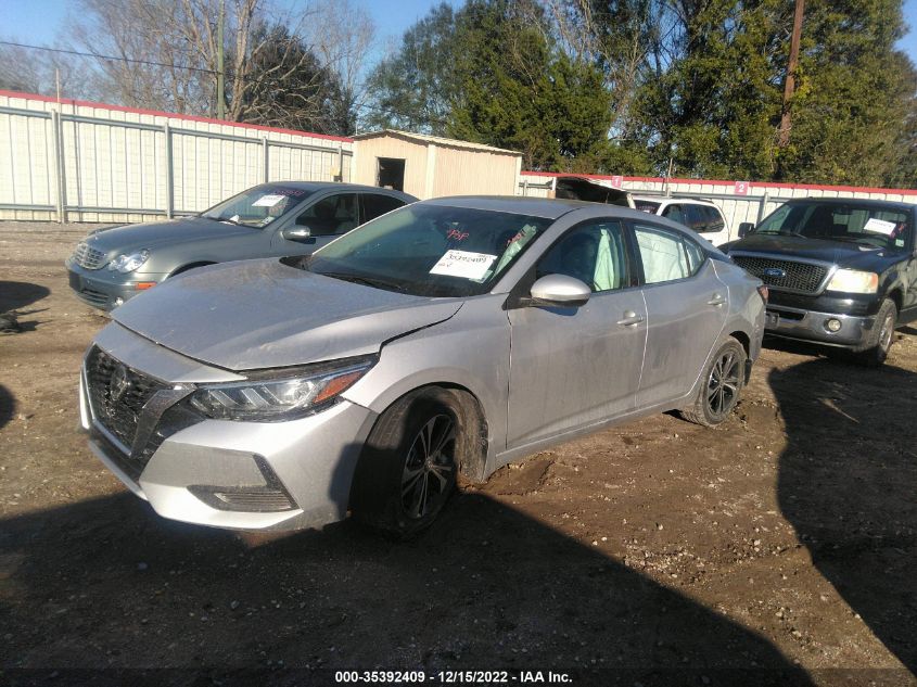 2021 NISSAN SENTRA SV VIN: 3N1AB8CV6MY261006