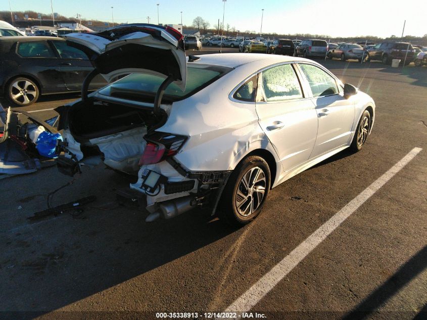 2021 HYUNDAI SONATA HYBRID BLUE VIN: KMHL24JJ1MA020114