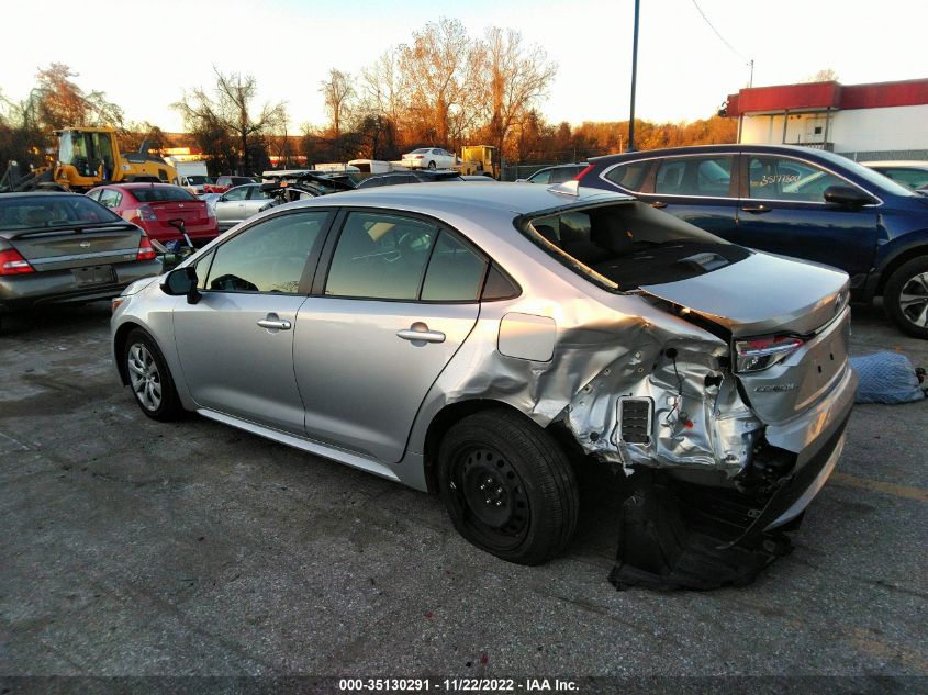 2021 TOYOTA COROLLA LE VIN: JTDEPMAE9MJ149347