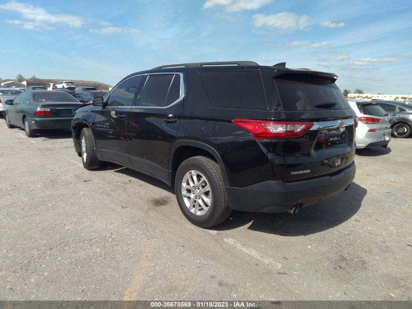 2021 CHEVROLET TRAVERSE LT CLOTH VIN: 1GNERGKW0MJ236726