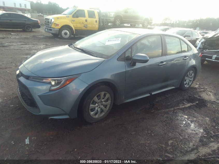 2022 TOYOTA COROLLA LE VIN: JTDEPMAE0N3023416