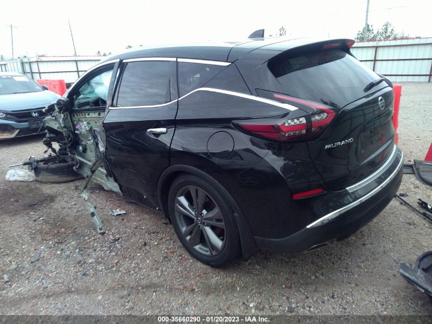 2022 NISSAN MURANO PLATINUM VIN: 5N1AZ2DJ0NC110816