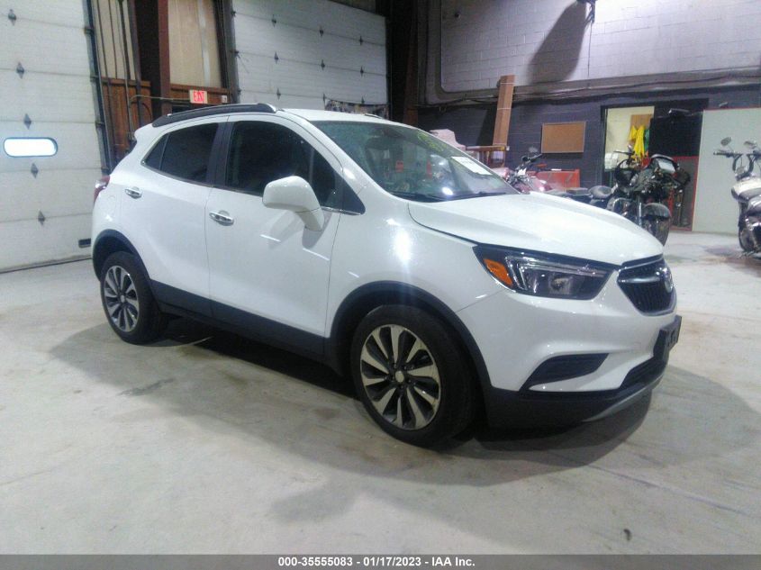 2021 BUICK ENCORE PREFERRED VIN: KL4CJESB1MB355902