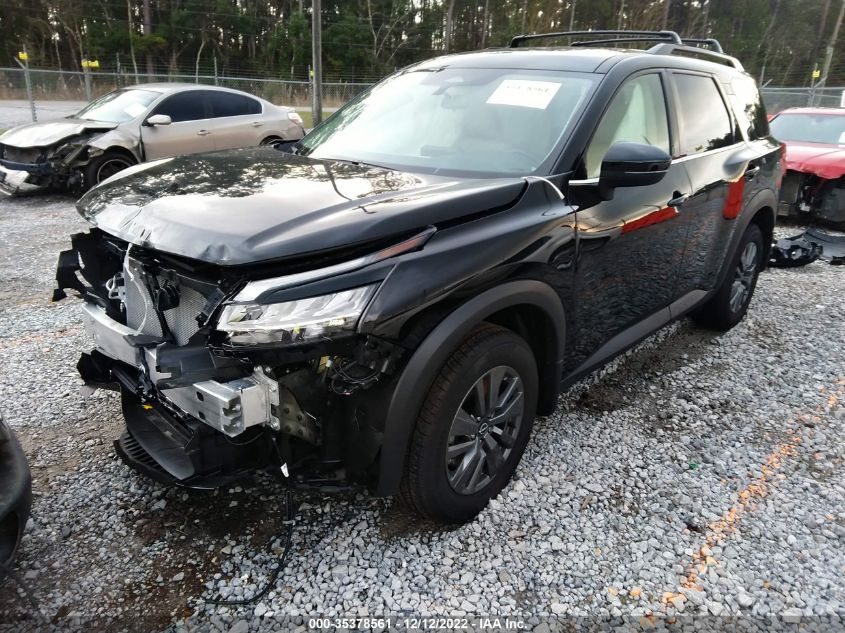 2022 NISSAN PATHFINDER SV VIN: 5N1DR3BA2NC261792