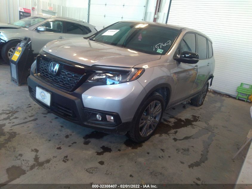 2021 HONDA PASSPORT EX-L VIN: 5FNYF8H53MB015101