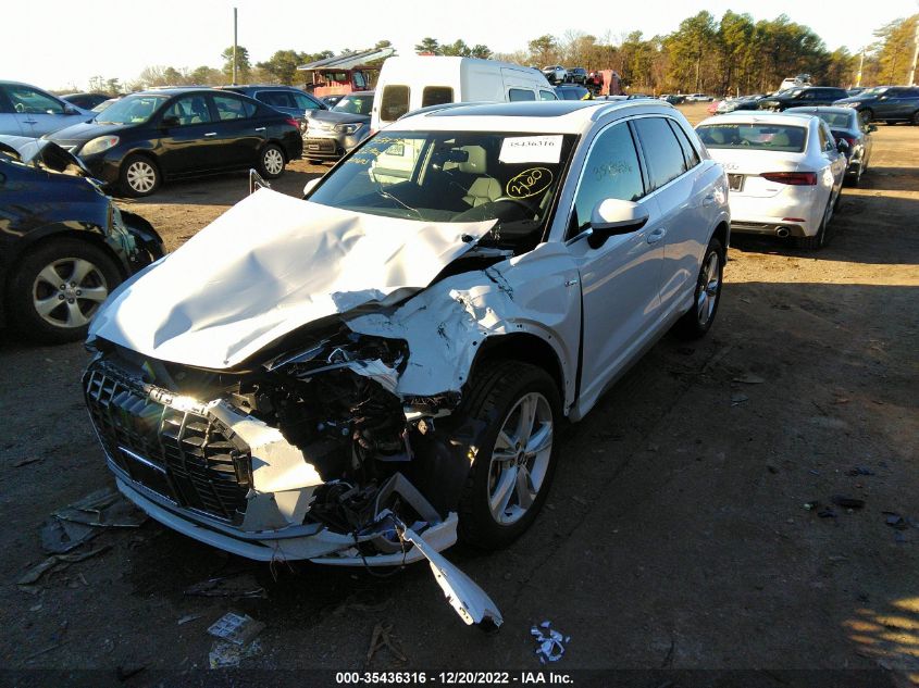 2022 AUDI Q3 S LINE PREMIUM PLUS VIN: WA1EECF3XN1029186