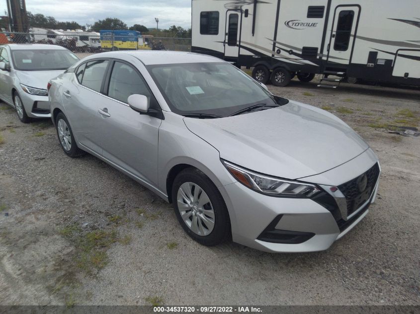 2022 NISSAN SENTRA S VIN: 3N1AB8BV0NY293307