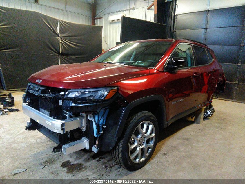 2022 JEEP COMPASS LATITUDE LUX VIN: 3C4NJDFB1NT152396