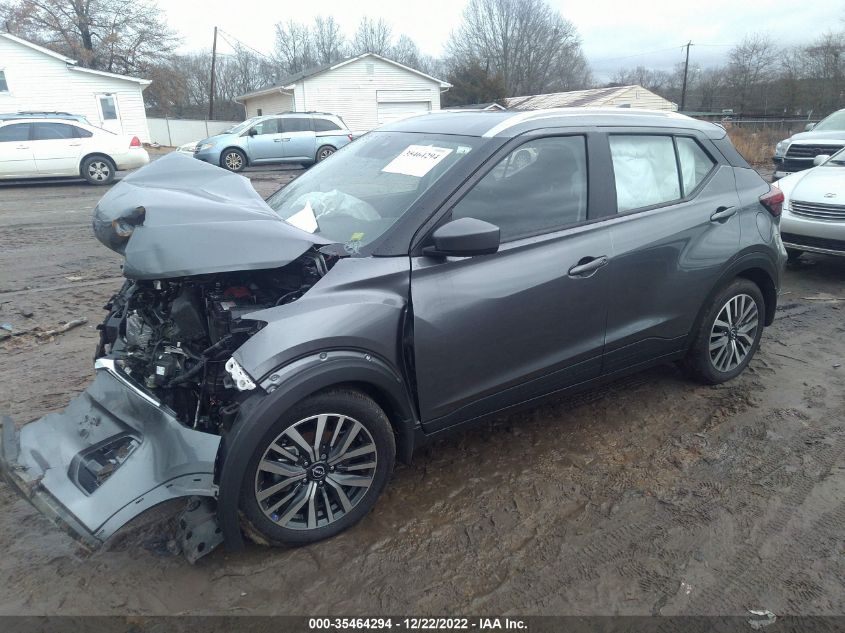 2022 NISSAN KICKS SV VIN: 3N1CP5CV9NL512737