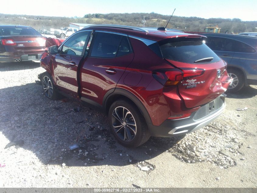 2022 BUICK ENCORE GX SELECT VIN: KL4MMDS21NB132573