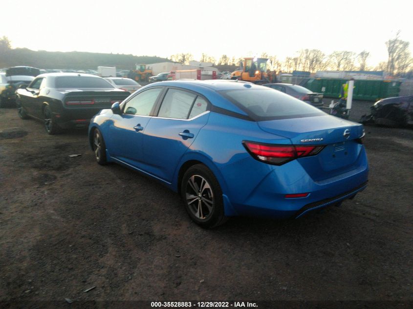 2022 NISSAN SENTRA SV VIN: 3N1AB8CV5NY275299