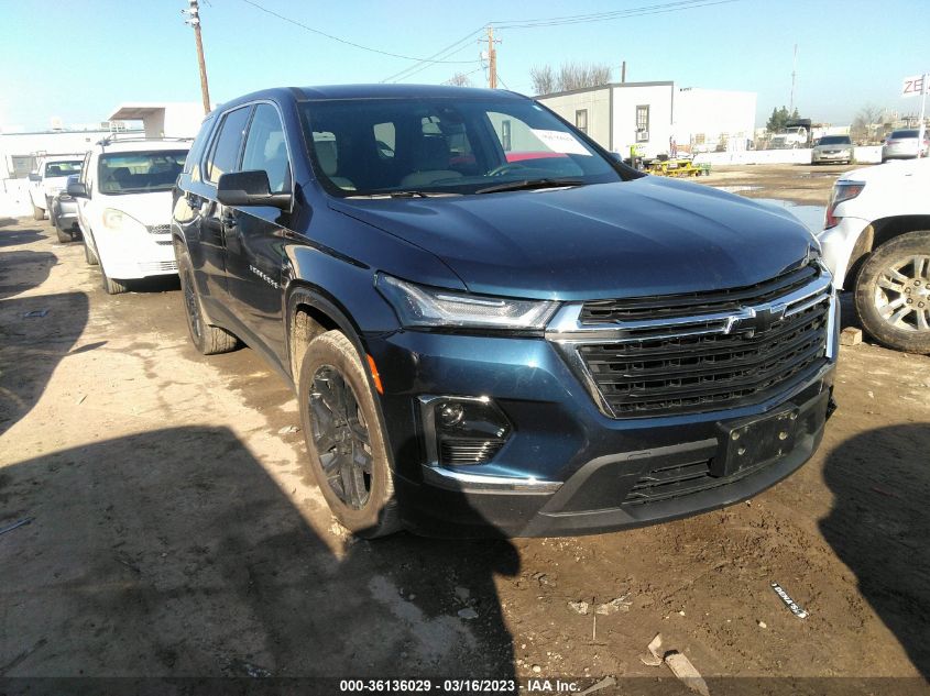 2022 CHEVROLET TRAVERSE LS VIN: 1GNERFKW6NJ100550