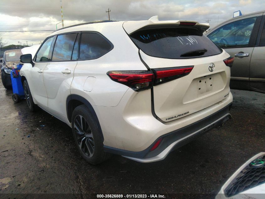 2021 TOYOTA HIGHLANDER XSE VIN: 5TDJZRBH5MS128187