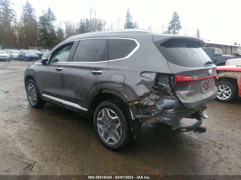 2022 HYUNDAI SANTA FE HYBRID LIMITED VIN: KM8S5DA13NU051691