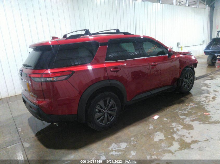 2022 NISSAN PATHFINDER SV VIN: 5N1DR3BC2NC218863