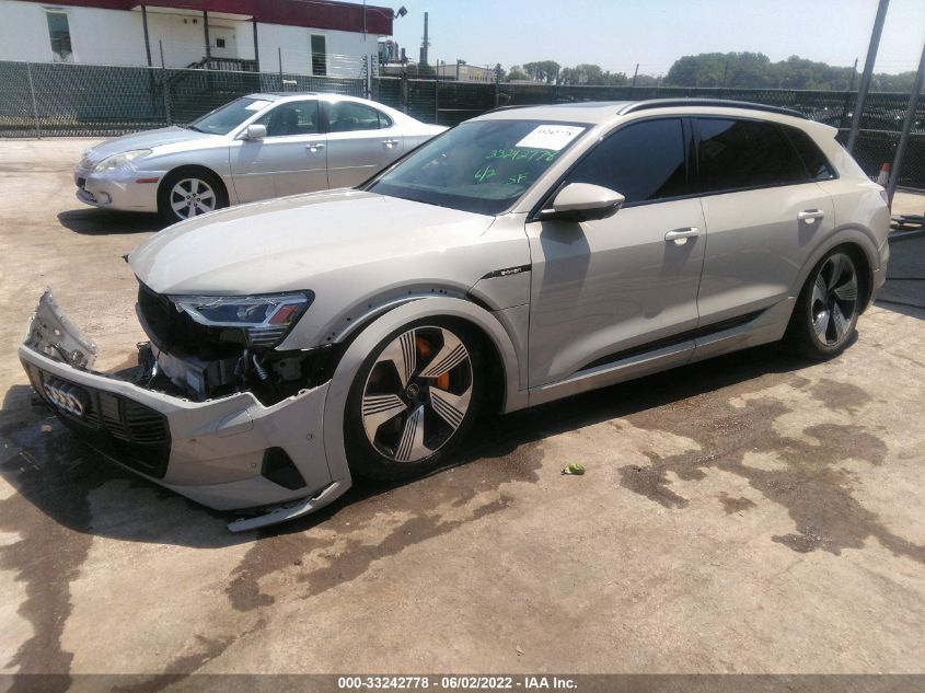 2022 AUDI E-TRON PREMIUM PLUS VIN: WA1LAAGE8NB012579